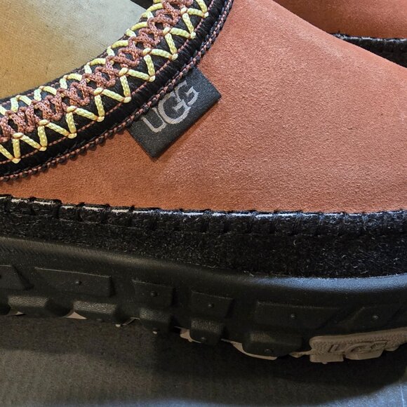 UGG Venture Daze Red Jasper / Black Slipper Shoes 1154530 MENS 10 NEW - Picture 6 of 13